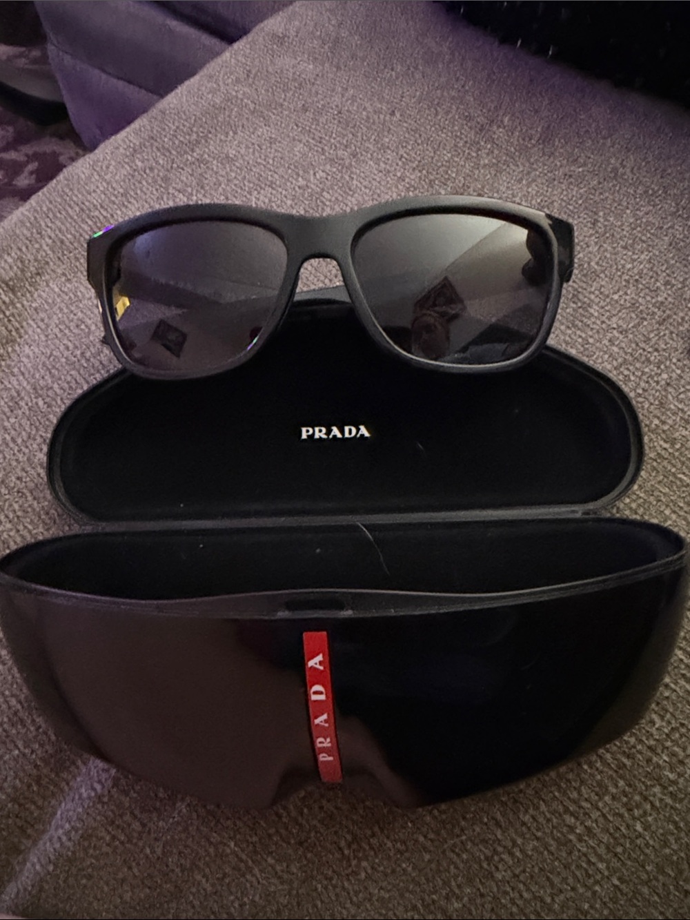 Prada SPS 03Q Black Womans sunglasses